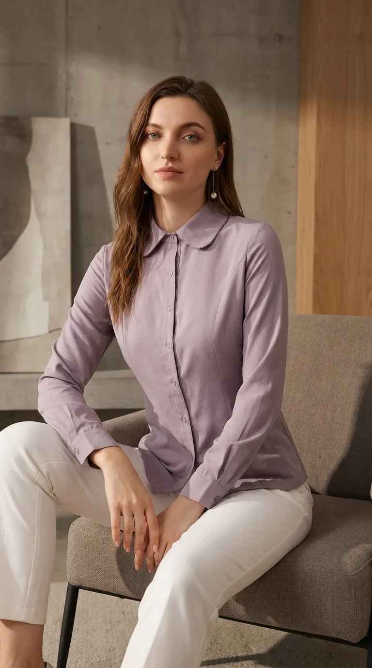Women's Shirts 2X2 Egyptian Cotton Solids
